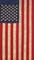 40" Embroidered Tea-Stained Patriotic USA House Flag